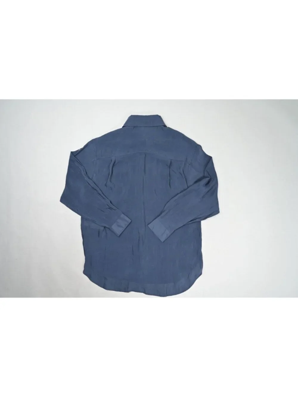 ALO Yoga Semi-Sheer Golden Hour Button Down Long Sleeve W31055R in Navy